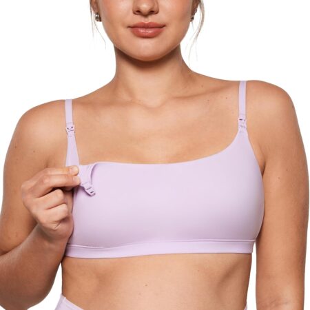 Unlined seamless nursing bra