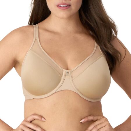 Seamless, smooth underwire bra