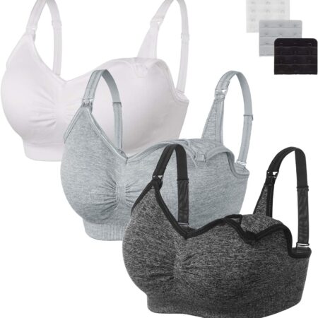 Seamless nursing sleep bra (3-pack)