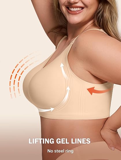 Plus-size, wire-free push-up bra - Image 2