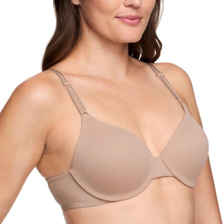 Full-coverage underwire bra