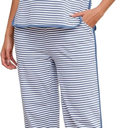 Striped Short-Sleeve Pajama Set