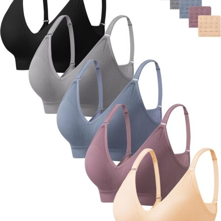 Wire-free camisole-style sports bra