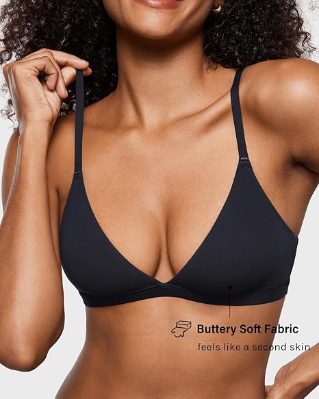 Seamless, deep-V triangle bra - Image 2